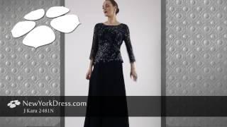 J Kara 2481N Dress - NewYorkDress.com