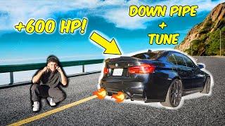 THE BEST SOUNDING M3: CATLESS DOWNPIPE+TUNE(LOUD)