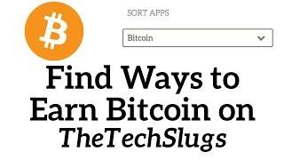 Find Ways to Earn Free Bitcoin with TheTechSlugs Archives