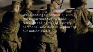 US Fallen  week ending Dec. 05, 2009