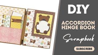 CrafTreat Accordion Hinge Book DIY Scrapbook making scrapbook supplies scrapbook ideas