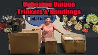 Unboxing unique trinkets and handbags! they are some amazing items we found this time!