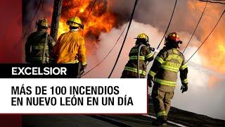 Nuevo León arde por ola de incendios propagados por fuertes vientos