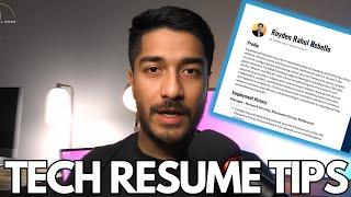 Resume Tips - Cybersecurity and Network Engineering