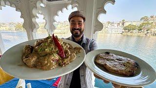 अफ़ीम के दानों से बना मेवाड़ी सफ़ेद मांस खाया है कभी? Best Lake View Restaurant Ambrai |Udaipur Food