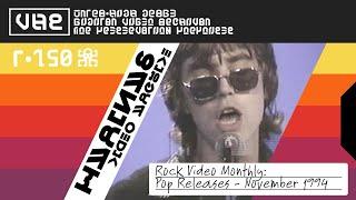 VHS: Rock Video Monthly - Alternative Releases - November 1994