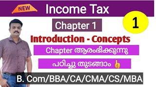 Income Tax Law and Accounts/Chapter 1 | Introduction |Malayalam