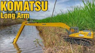 Story Line : RC Excavator Komatsu Long Arm Cleaning The River