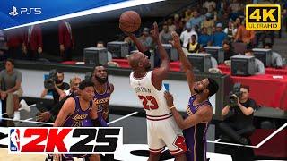 NBA 2K25 Official Full Gameplay [PS5 4K60] '25 LAKERS vs '96 BULLS - LeBron James vs Michael Jordan