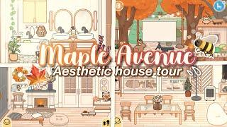 Maple Avenue aesthetic fall house idea/tour  *WITH VOICE* II Toca boca life world