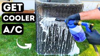 How To Get Ice Cold Air By Cleaning Your AC Coils The RIGHT Way.