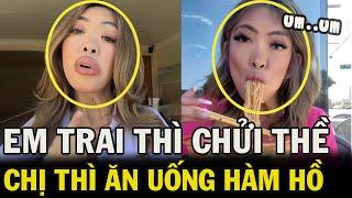 Chị ruột David Ngô ĂN CHUM UỐNG VẠI khiến CĐM khó chịu, content khó hiểu thật sự !