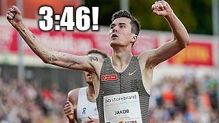 Jakob Ingebrigtsen Runs HISTORICALLY FAST MILE In Oslo || 2022 Bislett Games - Dream Mile