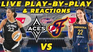 Las Vegas Aces vs Indiana Fever | Live Play-By-Play & Reactions