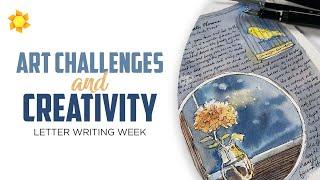 Art Challenges & Creativity - Wash and Ink