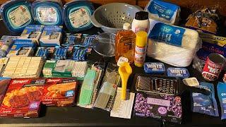 $51.04 Dollar Tree emergency preparedness supplies haul & food haul Be ready for Disaster & Chaos!