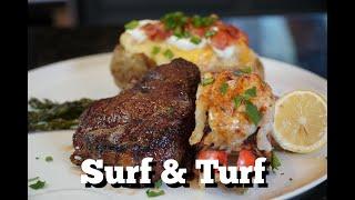 How To Make Surf & Turf - Father's Day Filet Mignon and Lobster Tail