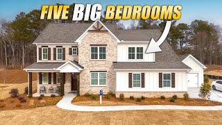 TOUR The Sherwood Plan by Traton Homes in Oak Valley Estates | Marietta GA Homes For Sale