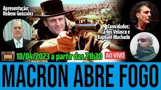 URGENTE | Macron 4BRE F0G0 contra Biden | Ucrânia: Contraofensiva virou M4SS4CR3 | Live Geoforça