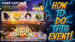 Get Rank 1 in Thief Catcher event in Rise of Kingdoms l BOOM BOOM BABY!