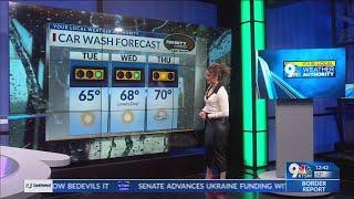 Tommy's Car Wash Forecast for Monday, Feb. 12