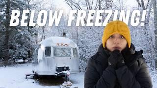 Surviving an ARCTIC BLAST in an Airstream