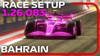 F1 24 BAHRAIN Qualify Lap + Race Setup (1:26.083)