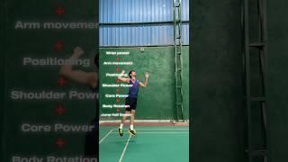 How to smash in badminton? Learning series part 1