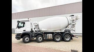 DAIMLER-BENZ Arocs 3240 B 8x4/4, Liebherr HTM 905 Mischer ca. 9m³, Multimedia Cockpit, Navi