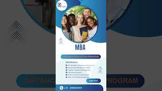 MBA in Distance Education | One-Year MBA Degree