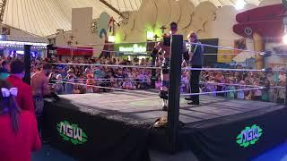 Lucas Steel (w/ Nathan Cruz) Vs Adam 'Flex' Maxted. NGW Butlins Skegness. 30/07/2018