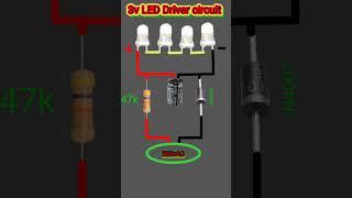 3v led driver circuit diagram @s.n.technical #electronic