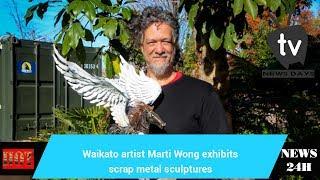 Waikato artist Marti Wong exhibits scrap metal sculptures