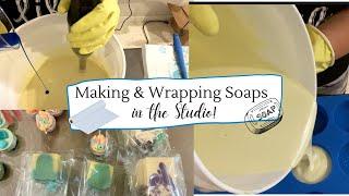 Making Soap | Packaging Soaps | Crinkle ASMR