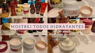 MOSTREI TODOS OS MEUS HIDRATANTES - Tuor pelos hidratantes