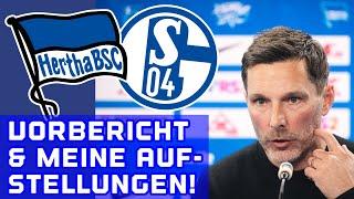 Hertha BSC - FC Schalke 04 Vorbericht. Meine Aufstellungen & 2. Liga Tipps Spieltag 25!