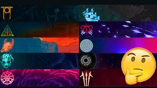 Easiest to Hardest Solo Flawless Dungeon Rankings