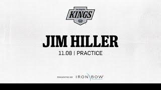 Head Coach Jim Hiller | 11.08 LA Kings Practice in El Segundo