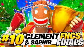  TOP 10 FNCS WEEK 1 FINALS  w/@saphirxs | GO Clement