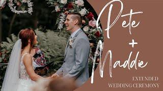 When PETE saw MADDIE | Extended Wedding Ceremony Edition | VIRAL FIRST LOOK