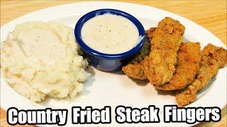 Country Fried Steak with Milk Gravy and Mashed Potatoes