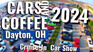 Dayton Cars and Coffee 2024 Season Opener Car Show Meet Official 4k Video