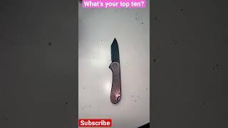 What’s your top ten knives? #top10 #bladeaddict #knifegang #bladebros #likeandshare #gosubscribe