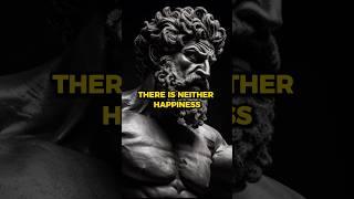 There Is Neither Happiness #viral #stoic #stoicism #motivation #marcusaurelius #shorts