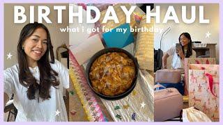 BIRTHDAY HAUL: What I Got For My Birthday | Laica Vergara