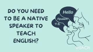 Becoming Bilingual in the EFL classroom with Native and non-native Teachers.