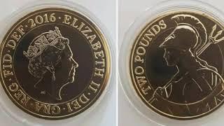 UK BRITANNIA 2016 Two Pounds Coin WORTH?