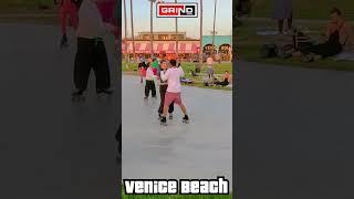 Elvis Crespo - Suavemente Part 11 AT VENICE BEACH ROLLER DISCO PLAZA LIVE #rollerskating #grind