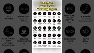 Common Dashboard Warning Lights