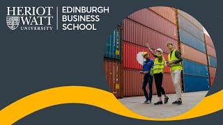 MSc Supply Chain Management & Logistics Webinar | Heriot-Watt Online